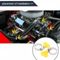 Uxcell 10pcs Car Metal Adjustable 16-25mm Hose Clamp Fuel Tube Tight Clip W Plastic Handle