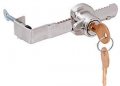 Crl Chrome Adjustable Sliding Glass Door Lock With Thumb Screw Adjustment For Up To 1 2 Thick 