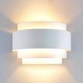 Lightinthebox Modern Wall Sconce Indoor Light Fixture Half Moon Metal Lamp White For Stair Hallway Home Theatre Bedroom 1pcs 