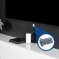 10pcs Wall Grommets 3 4 Inch 19mm Silicone Anti-slip Pass Through Cable Bushing Feed Ethernet Routing Kit Gray 