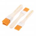 Uxcell Wooden Handle Artist Oil Paint Painting Brushes 25mm X 23mm Bristles Head 5 Pcs