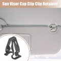 X Autohaux 2pcs Black Iron Sun Visor Cap Clip Retainer No Ds7z-9904132-a Ford Transit 2015-2022d For Mustang For Edgtohaux 2pcs