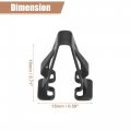 X Autohaux 2pcs Black Iron Sun Visor Cap Clip Retainer No Ds7z-9904132-a Ford Transit 2015-2022d For Mustang For Edgtohaux 2pcs