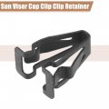 X Autohaux 2pcs Black Iron Sun Visor Cap Clip Retainer No Ds7z-9904132-a Ford Transit 2015-2022d For Mustang For Edgtohaux 2pcs