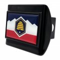 Elektroplate Utah State Flag All Metal Black Hitch Cover For Trucks And Suvs Fits Standard 2 Trailer Receivers Premium