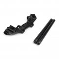 Topteng Motorcycle Cnc Clip-on Adapter Plate Handlebar Grips 7 8 22mm Hand Fits For Yamaha Mt-09 Fz-09 2013 2014 2015 2016