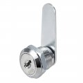 Uxcell Drawer Cabinet Cam Lock 5 8 Cylinder Length With No 3 Fits On Max Panel Thickness Zinc Alloy Chrome Finish Keyed