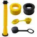 Gas Can Replacement Spout Kit Flexible Pour Nozzle With Gasket Stopper Caps And Collar For Water Jugs Old Cans Universal Fit 
