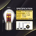 Ruiandsion 2pcs 1156 Led Bulb White Ba15s P21w 7506 12v Super Bright 3535 6smd Chipsets Replacement For Backup Reverse Turn