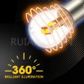 Ruiandsion 2pcs 1156 Led Bulb White Ba15s P21w 7506 12v Super Bright 3535 6smd Chipsets Replacement For Backup Reverse Turn