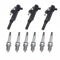 Engine Ignition Coil And Ngk Spark Plug Kit 9 Piece Set For Dodge Jeep Ram V6 3 7l Engines 
