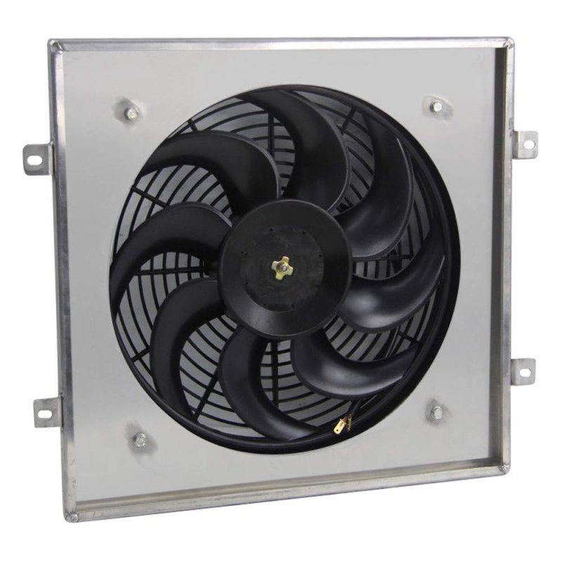 Alloyworks Full Aluminum Fan Shroud For 1960-1966 Ford Mustang Falcon Ranchero 1924 Model T 1964-1965 Mercury Comet