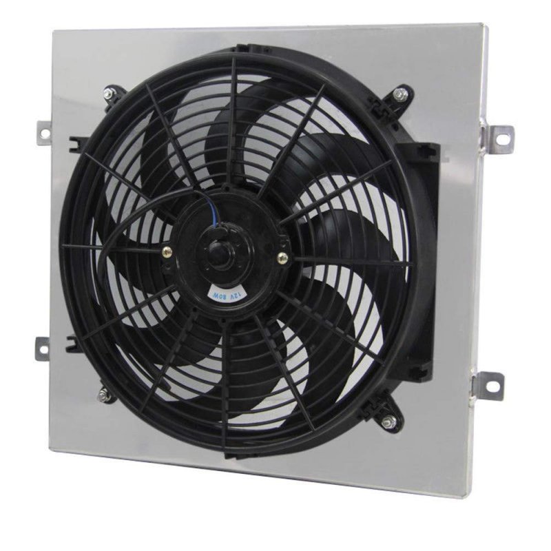 Alloyworks Full Aluminum Fan Shroud For 1960-1966 Ford Mustang Falcon Ranchero 1924 Model T 1964-1965 Mercury Comet