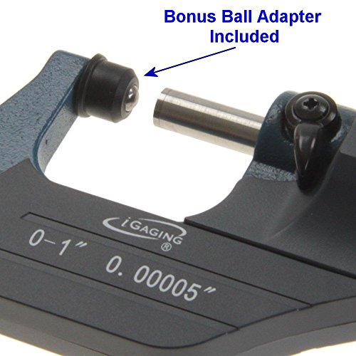 Igaging 4-5 Digital Electronic Outside Micrometer W Large Lcd Display Inch Metric