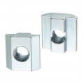 Uxcell Slide In T-nut M8 Half Round Roll Sliding Threaded For 4040 Series Aluminum Extrusions Profile Pack Of 15