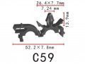 Autobahn88 Compatible With Wire Loom Routing Clip For Gm Oem Pack Of 20