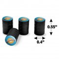 Superman Daily Planet Tire Rim Wheel Aluminum Valve Stem Caps