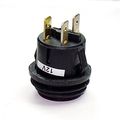 Illuminated Automotive Push Button Switch Amber On Off Water Resistant 3 Contact Panel Mount 66-2468 20 Amps 12 Vdc 