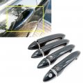 Erush Carbon Fiber Print Style Side Door Handle Cover Overlay For Accord Ridgeline Pilot With 2 Smart Buttons 