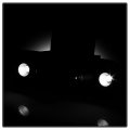 Acanii For 1999-2002 Chevy Silverado 00-06 Suburban Tahoe Smoked Lens Led Halo Ring Projector Fog Lights Assembly