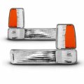 Amerilite Corner Side Marker Light Clear Amber Pair For Dodge Dakota Passenger And Driver