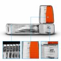 Amerilite Corner Side Marker Light Clear Amber Pair For Dodge Dakota Passenger And Driver