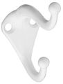 National Hardware N327-593 160 Coat Hat Hooks In White 2 Piece 