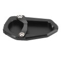 Kimiss Kickstand Plate Aluminum Alloy Foot Side Stand Extension Pad Support For R 1300 Gs 2023 2024 Black