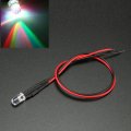 Uxcell 5pcs 5mm Pre Wired Led 7 Colors Slow Flashing Dc3-6v Clear Lens Light Emitting Diodes