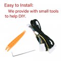 Culmkari Upgrade Inactive Speaker Activation Wire Harness Fits For Tesla Model 3 Sr Speakers 8-14 Cable Removal Tools 2018-2020