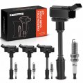 A-premium Ignition Coils And Spark Plugs Kits Compatible With Lexus Gs200t Is200t 2016-2017 Gs300 Is300 Nx300 2018-2019 Nx200t