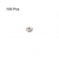Uxcell Hex Nuts M2x0 4mm Metric Coarse Thread Hexagon Nut Carbon Steel Pack Of 100 Silver Tone