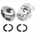 Httmt Switch Housing Cover Kit Compatible With 14-17 H-d Touring Aftermarket 71500185 Chrome