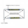 University Of Toledo Metal License Plate Frame For Front Or Back Car Officially Licensed Alumni 2-pack