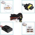 2pcs Clear Bumper Fog Lights Assembly With Bulbs And Switch Wiring Kit Replacement For 2012-2016 Accent 4-door 
