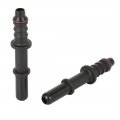 X Autohaux 2pcs 7 89mm Id6 Fuel Line Hose Straight Quick Release Male Connector For Auto