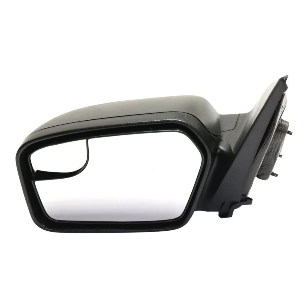 Door Mirror For Ford Fusion 2011 2012 Driver Side Power Non Heated Folding With Blind Spot Glass Textured Black Be5z17683aa