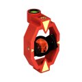 Adirpro 720-23 Basic Round Mini Prism For Total Stations- Constant Up To 17 5mm Tilt Height 50mm- Compact Soft Bag Included- 