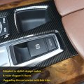 Carbon Fiber Style Center Console Gear Box Panel Cover Trim Anti Scratch Lightweight Colorfast For X5 X6 E70 E71 2010a 2013