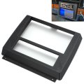 Motoqueen Radio Bezel Panel For Chevrolet 1977-1984 Caprice Impala Box Chevy Double Din Black 
