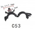 Autobahn88 Wire Loom Routing Clip Compatible With Gm Oem 19130464 Pack Of 5