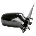 Passenger Side Door Mirror For Chevy Cavalier 1995 To 2005 Black Standard Style Replacement Gm1321168 And 22728849 