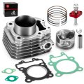 Engine Cylinder Piston Rings Gasket Kit Tensioner For Kawasaki Bayou 250 Klf250 2003-2011 Top End Rebuild
