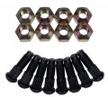 Jeenda Set Of 8 Lug Nut Stud Kit Compatible With Bobcat 720 721 722 730 731 732 741 743 751 753 763 773 863 873 883 S100 S130