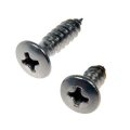 Self Tapping Screws Stainless Steel Material Natural Finish Phillips Drive Style Oval Screw 12 Pieces 
