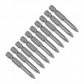Uxcell 10pcs 50mm 1 4 Hex Shank 5mm Magnetic Phillips Head Screwdriver Bits S2 High Alloy Steel