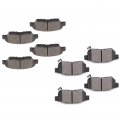 Ocpty Ceramic Brake Pads Front Rear Set 8pcs Fit For Honda Civic Del Sol 1994-1997