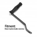 Aramox Universal Steel Abs Winch Handle Grip Crank Boat Parts Replacement Accessories Fit For Marine Trailer