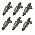 6x Fuel Injectors Fj194 Fits 1989-1991 For Mazda Mpv 3 0l V6 195500-2040