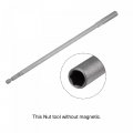 Uxcell 1 4 Quick-change Hex Shank 7mm Nut Setter Driver Drill Bit 9 84 Length Metric No-magnetic